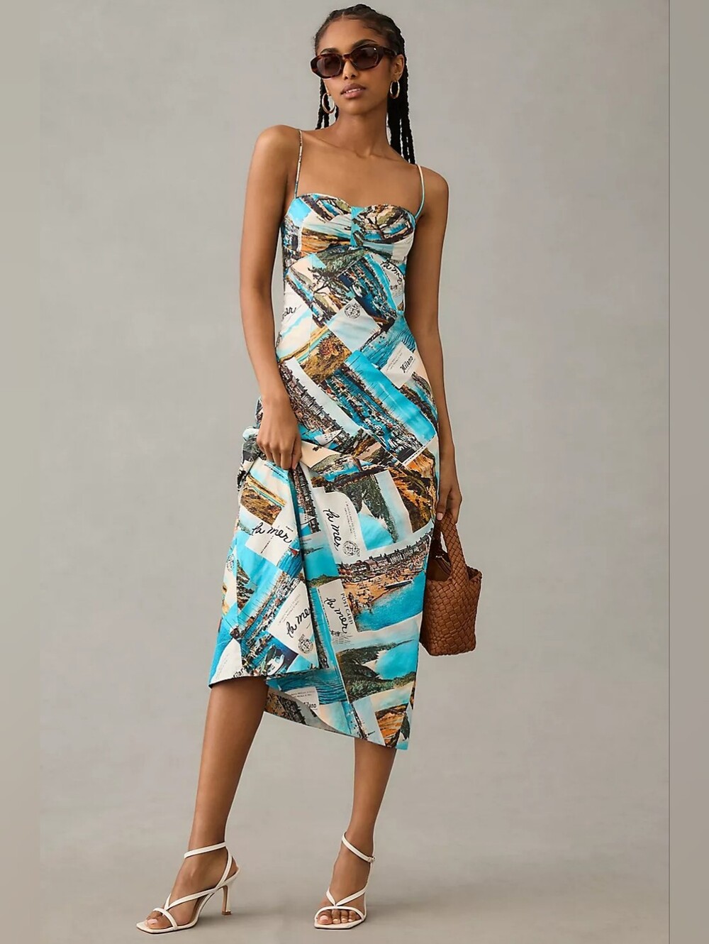 Maeve Printed Slip Dress